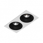 Встраиваемый светильник под сменную лампу LeDron MJ1003 MJ1003 SQ2 White-Black