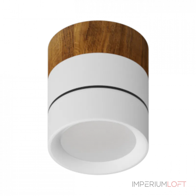 Потолочный светодиодный светильник LeDron BARREL MINI BARREL MINI Wooden Wh