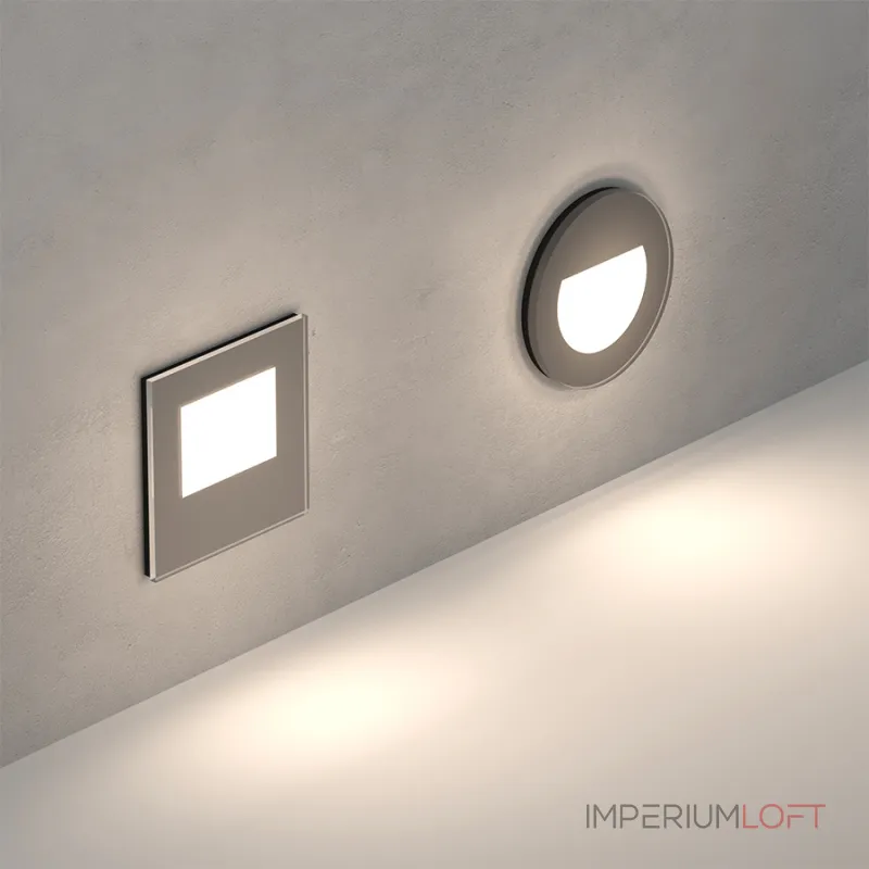 Встраиваемый светодиодный светильник для стен и ступеней LeDron KIT AGILE KIT AGILE G SQ Wh от ImperiumLoft