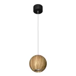 Подвесной светильник LeDron SPACE SPACE R110 Wooden Black GU10