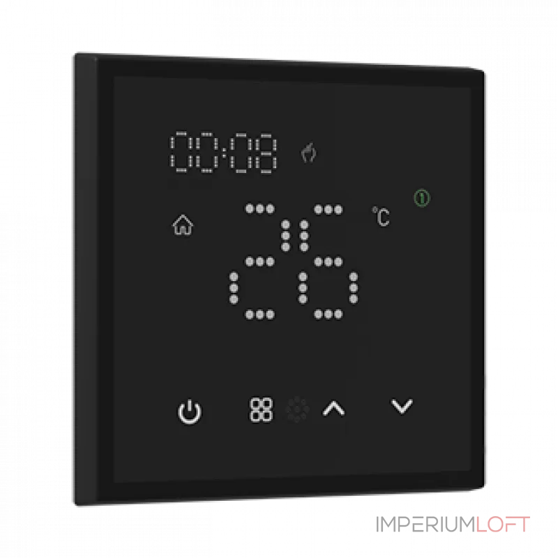 Беспроводной умный сенсорный термостат LeDron Zigbee Touch Electric heating Thermostat Black