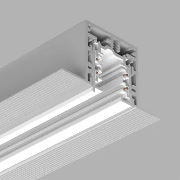 Трехфазный трек (под шпаклевку) Ledron АВД-5043 (5102) 1250 мм White