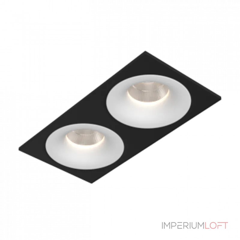 Встраиваемый светодиодный светильник LeDron LOFT LOFT SQ2 Black-White TRIAC