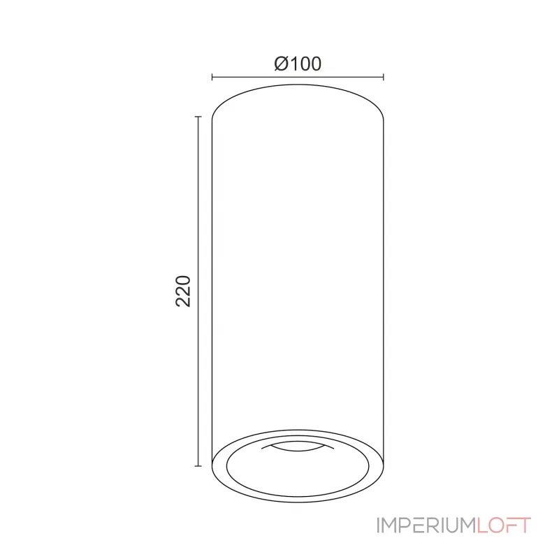 Потолочный светильник под сменную лампу LeDron MJ1027 MJ1027 White 220mm