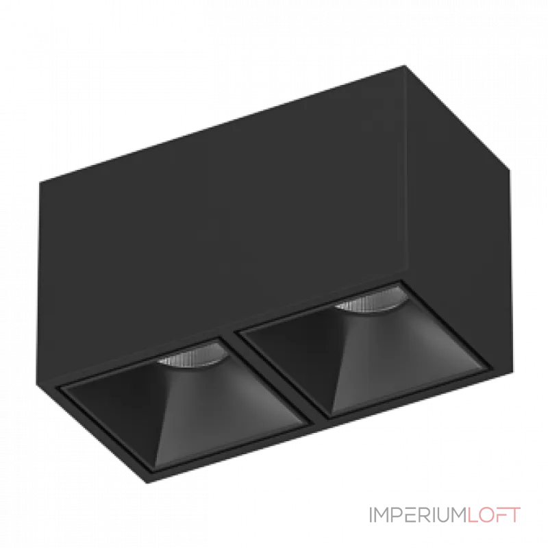 Потолочный светодиодный светильник LeDron KUBING KUBING 2 Black TRIAC Потолочный светодиодный светильник LeDron KUBING KUBING 2 Black TRIAC
