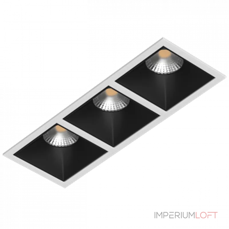 Встраиваемый светильник под сменную лампу LeDron RISE KIT3 RISE KIT3 White-Black