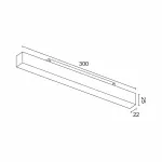 Светодиодный светильник для магнитной системы LeDron Nero Zigbee GDD20/FG30 Black