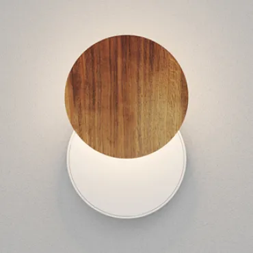 Настенный светодиодный светильник LeDron UFO UFO G2 Wooden White