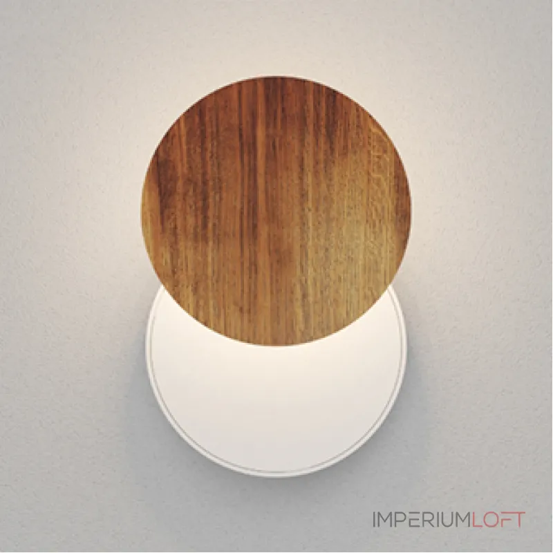 Настенный светодиодный светильник LeDron UFO UFO G2 Wooden White