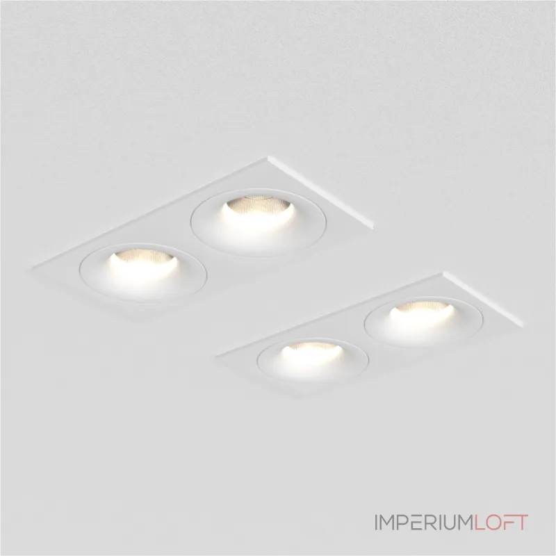 Встраиваемый светодиодный светильник LeDron LOFT LOFT SQ2 White TRIAC