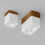 Потолочный светодиодный светильник LeDron TUBING WOODEN TUBING Wooden 60 White