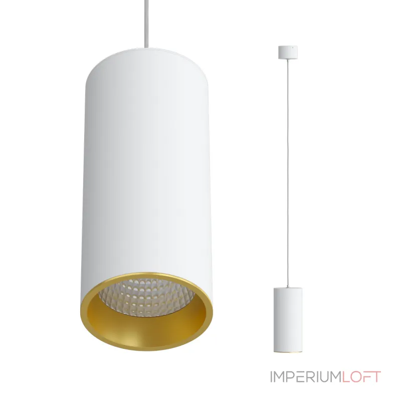 Подвесной светильник LeDron SLC739-P SLC7392/12W-P White-Gold 4000K