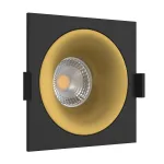 Встраиваемый светильник под сменную лампу LeDron MJ1003 MJ1003 SQ Black-Gold от ImperiumLoft