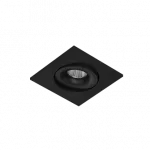 Встраиваемый поворотный светодиодный светильник LeDron MJ1006 MJ1006 SQ Black 4000K от ImperiumLoft