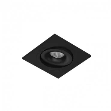 Встраиваемый поворотный светодиодный светильник LeDron MJ1006 MJ1006 SQ Black 4000K