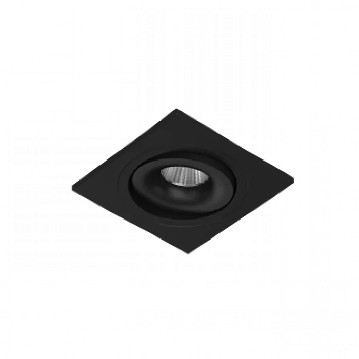 Встраиваемый поворотный светодиодный светильник LeDron MJ1006 MJ1006 SQ Black 4000K от ImperiumLoft