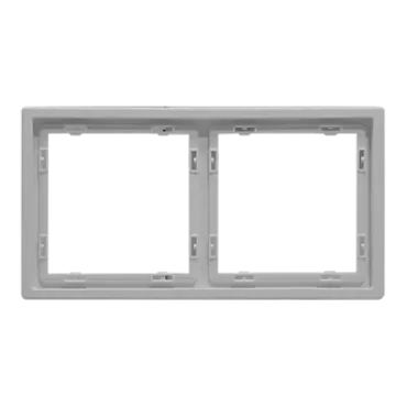 Рамка на 2 поста для розеток и выключателей LeDron 2 Frame PC White Рамка на 2 поста для розеток и выключателей LeDron 2 Frame PC White