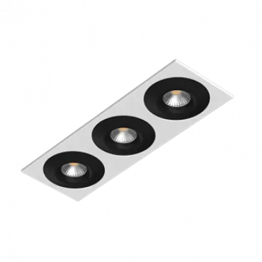 Встраиваемый светильник под сменную лампу LeDron AO1501002 AO1501002 SQ3 White-Black