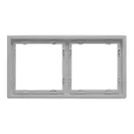 Рамка на 2 поста для розеток и выключателей LeDron 2 Frame PC White