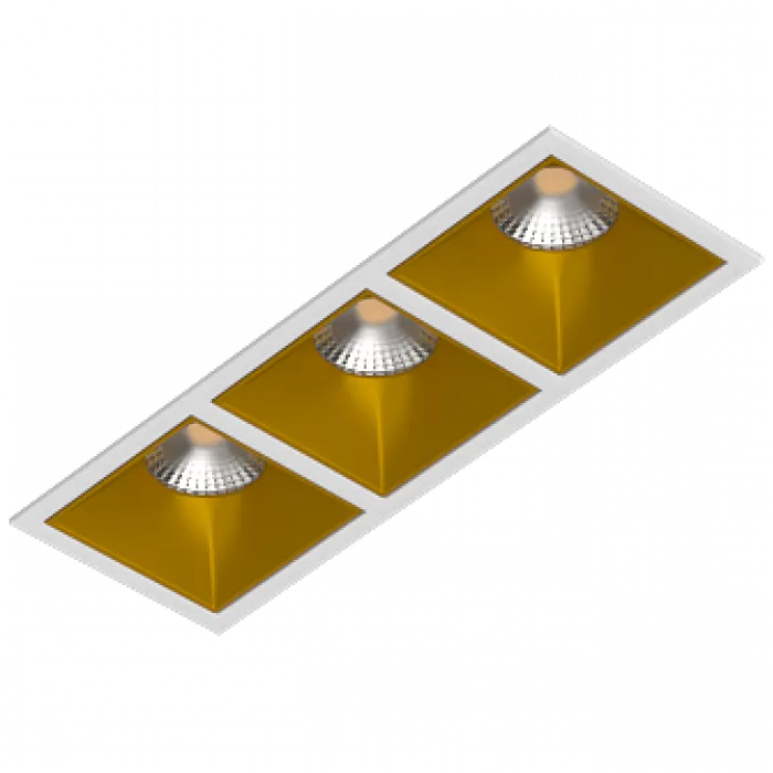 Встраиваемый светильник под сменную лампу LeDron RISE KIT3 RISE KIT3 White-Gold от ImperiumLoft