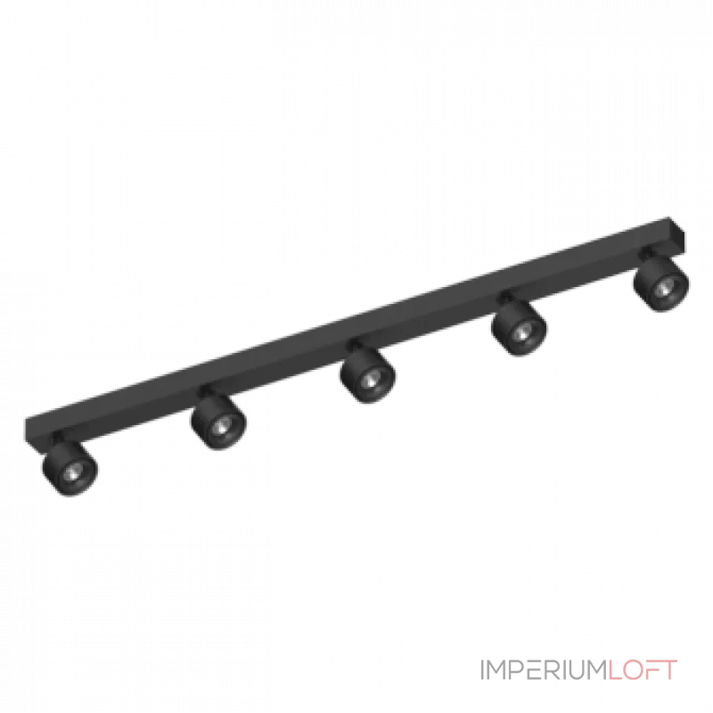Потолочный поворотный светодиодный светильник LeDron SAGITONY SAGITONY E5 S75 Black Dim 4000K