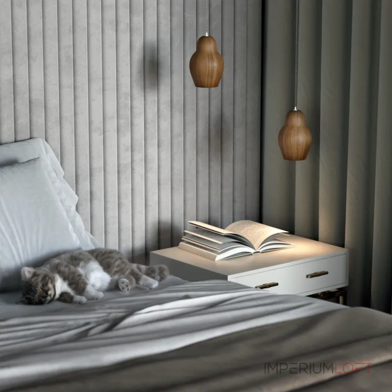Подвесной светильник LeDron WoodDoll WoodDoll White