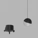 Подвесной светодиодный светильник LeDron SAGITONY R BASIC T128 SAGITONY R BASIC T128 Bl от ImperiumLoft