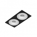 Встраиваемый светодиодный светильник LeDron LH10 LH10 SQ2 Black-White 4000K