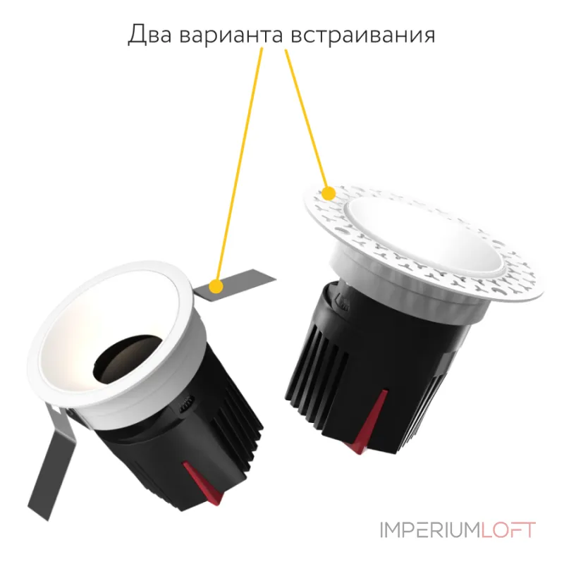 Встраиваемый светодиодный светильник под шпаклевку LeDron FQS10055-07D Встраиваемый светодиодный светильник под шпаклевку LeDron FQS10055-07D