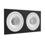 Встраиваемый светодиодный светильник LeDron LH10 LH10 SQ2 Black-White 4000K