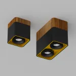 Потолочный светодиодный светильник LeDron TUBING 2 WOODEN TUBING 2 Wooden 60 Bl-Gl