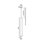 Подвесной светильник LeDron SLC78008-P SLC78008-7W-75-P Black
