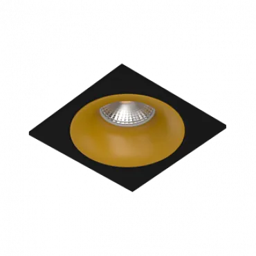 Встраиваемый светильник под сменную лампу LeDron MJ1003 MJ1003 SQ Black-Gold