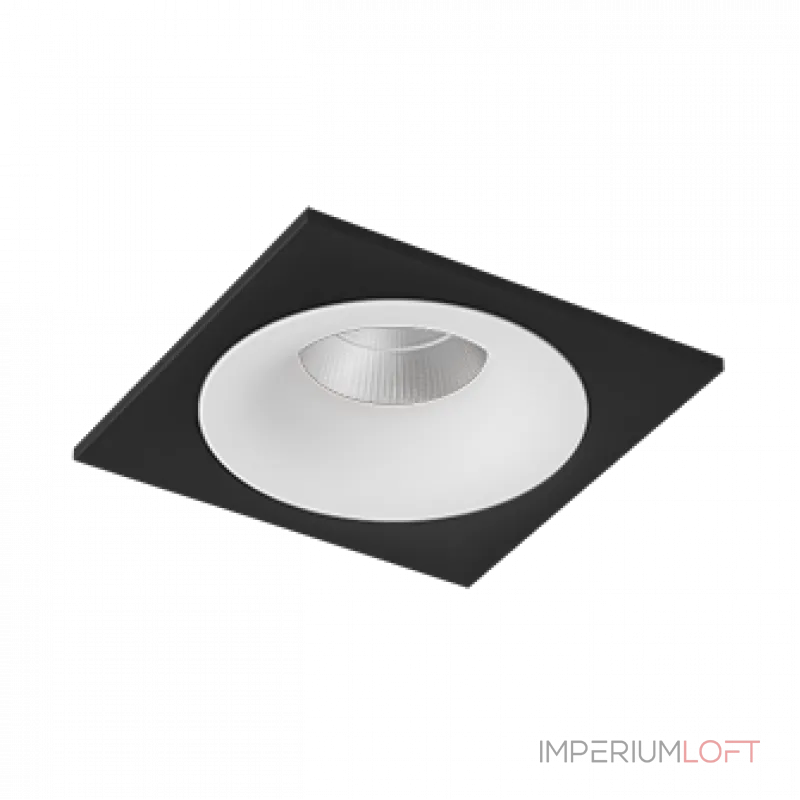 Встраиваемый светодиодный светильник LeDron LOFT LOFT SQ Black-White TRIAC 4000K