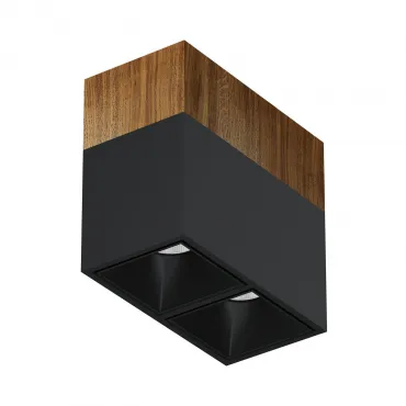 Потолочный светодиодный светильник LeDron KUBING 2 WOODEN KUBING 2 Wooden 160 Black TRIAC
