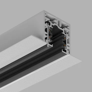 Трехфазный трек (под шпаклевку) Ledron АВД-5043 (5102) 1250 мм Black