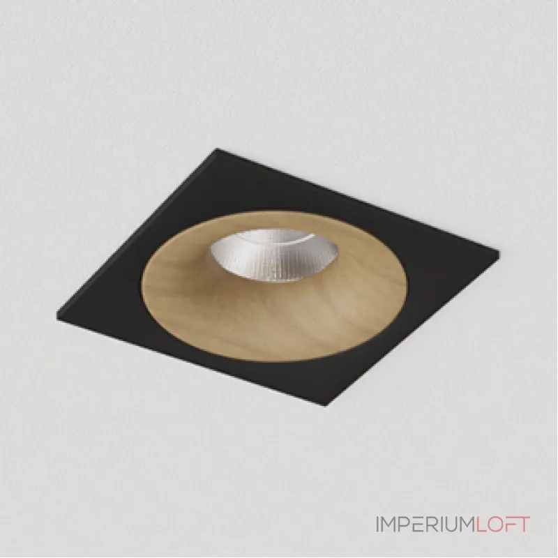 Встраиваемый светодиодный светильник LeDron LOFT LOFT SQ Black Wooden TRIAC 4000K Встраиваемый светодиодный светильник LeDron LOFT LOFT SQ Black Wooden TRIAC 4000K