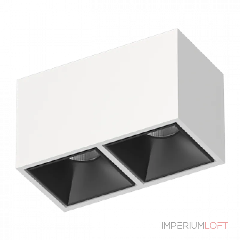 Потолочный светодиодный светильник LeDron KUBING KUBING 2 White-Black TRIAC 4000K