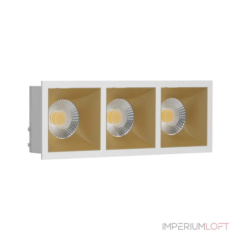 Встраиваемый светильник под сменную лампу LeDron RISE KIT3 RISE KIT3 White-Gold