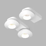 Потолочный поворотный светодиодный светильник LeDron KRIS SLIM KRIS SLIM 2 White от ImperiumLoft Потолочный поворотный светодиодный светильник LeDron KRIS SLIM KRIS SLIM 2 White от ImperiumLoft