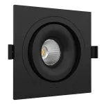 Встраиваемый поворотный светодиодный светильник LeDron MJ1006 MJ1006 SQ Black 4000K от ImperiumLoft