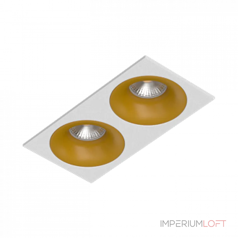 Встраиваемый светильник под сменную лампу LeDron MJ1003 MJ1003 SQ2 White-Gold