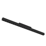 Светодиодный светильник для магнитной системы Ledron Sagi style 568 DALI Black 4000K