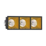 Встраиваемый светодиодный светильник LeDron RISE KIT RISE KIT 3 LED 4000K Black-Gold