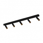 Потолочный светодиодный светильник LeDron SAGITONY SAGITONY E5 S40 Wooden Black