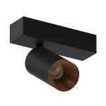 Потолочный светодиодный светильник LeDron SAGITONY SAGITONY E S60 Wooden Black