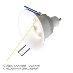 Встраиваемый светильник под сменную лампу LeDron AO1501091 AO1501091 WHITE от ImperiumLoft