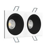Встраиваемый светильник под сменную лампу LeDron AO1501010 AO1501010 SQ2 White-Black