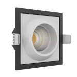 Встраиваемый светодиодный светильник LeDron GIZA GIZA SQ Black-White 4000K от ImperiumLoft