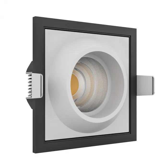 Встраиваемый светодиодный светильник LeDron GIZA GIZA SQ Black-White 4000K от ImperiumLoft